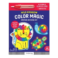 Book Cover for Wild Rainbow Color Magic Water-Reveal Kit by Mudpuppy