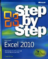 Book Cover for Microsoft Excel 2010 Step by Step by Curtis Frye