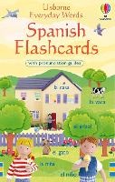 Book Cover for Everyday Words in Spanish Flashcards by Felicity Brooks, Kirsteen Robson