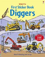 Book Cover for First Sticker Book Diggers by Sam Taplin