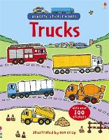 Book Cover for First Sticker Book Trucks by Sam Taplin