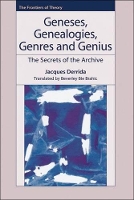 Book Cover for Geneses, Genealogies, Genres and Genius by Jacques Derrida