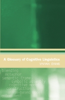 Book Cover for A Glossary of Cognitive Linguistics by Vyvyan Evans