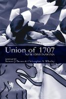 Book Cover for The Union of 1707 by Stewart J Brown