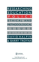 Book Cover for Researching education policy by David Halpin