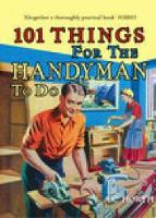 Book Cover for 101 Things for the Handyman to Do by Arthur C Horth