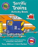 Book Cover for Amazing Machines Terrific Trains Activity Book by Tony Mitton