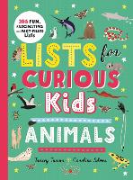 Book Cover for Lists for Curious Kids. Animals by Tracey Turner