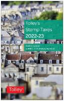 Book Cover for Tolley's Stamp Taxes 2022-23 by Patrick Cannon