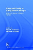 Book Cover for Piety and Family in Early Modern Europe by Marc R. Forster