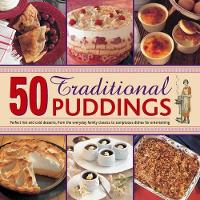 Book Cover for 50 Traditional Puddings by Jenni Fleetwood