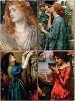 Book Cover for Set of Four Magnetic Notepads: Pre-Raphaelites by Peony Press