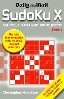 Book Cover for Sudoku X Book 1 by Christopher Monckton