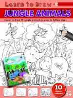 Book Cover for Learn to Draw Jungle Animals by Amy McHugh