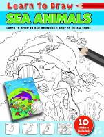 Book Cover for Learn to Draw Sea Animals by Amy Mchugh