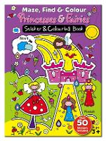 Book Cover for Maze, Find & Colour Princesses & Fairies by 