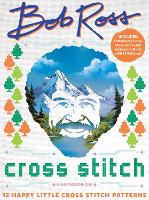 Book Cover for Bob Ross Cross Stitch by Haley Pierson-Cox