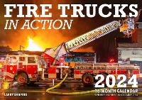 Book Cover for Fire Trucks in Action 2024 by Larry Shapiro