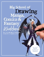 Book Cover for Big School of Drawing Manga, Comics & Fantasy Workbook by Walter Foster Creative Team