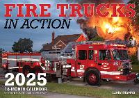 Book Cover for Fire Trucks in Action 2025 by Larry Shapiro