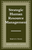 Book Cover for Strategic Human Resource Management by Kenneth A. Kovach