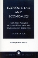 Book Cover for Ecology, Law and Economics by Nicholas Mercuro