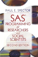 Book Cover for SAS Programming for Researchers and Social Scientists by Paul E. Spector