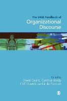 Book Cover for The SAGE Handbook of Organizational Discourse by David Grant