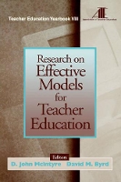 Book Cover for Research on Effective Models for Teacher Education by D. John McIntyre