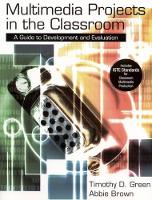 Book Cover for Multimedia Projects in the Classroom by Timothy D. Green, Abbie Brown