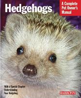 Book Cover for Hedgehogs by Sharon Vanderlip