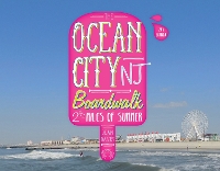 Book Cover for The Ocean City NJ Boardwalk by Dean Davis