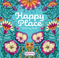 Book Cover for Happy Place Coloring Book by Car Pintos