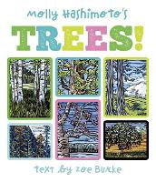 Book Cover for Molly Hashimoto's Trees! Board Book by Zoe Burke