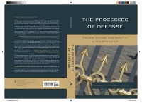 Book Cover for The Processes of Defense by Joseph Fernando