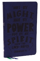 Book Cover for KJV Holy Bible: Thinline Youth Edition, Blue Leathersoft, Red Letter, Comfort Print: King James Version (Verse Art Cover Collection) by Thomas Nelson