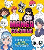 Book Cover for Manga Coloring Book by Editors of Chartwell Books