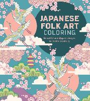 Book Cover for Japanese Folk Art Coloring Book by Editors of Chartwell Books