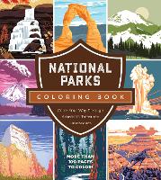 Book Cover for National Parks Coloring Book by Editors of Chartwell Books