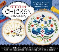 Book Cover for Stitchin' Chicken Embroidery Kit by Editors of Chartwell Books