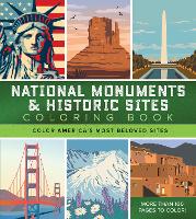 Book Cover for National Monuments & Historic Sites Coloring Book by Editors of Chartwell Books