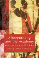 Book Cover for Afrocentricity and the Academy by James L. Conyers