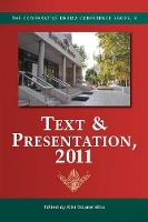 Book Cover for Text & Presentation, 2011 by Kiki Gounaridou