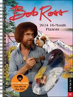 Book Cover for Bob Ross 16-Month 2024 Planner Calendar by Bob Ross