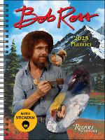 Book Cover for Bob Ross 16-Month 2025 Planner Calendar by Bob Ross