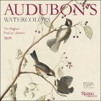 Book Cover for Audubon's Watercolors 2025 Wall Calendar by The New York Historical Society