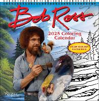 Book Cover for Bob Ross 2025 Coloring Wall Calendar by Bob Ross