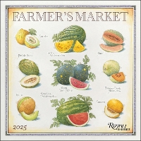 Book Cover for Farmer's Market 2025 Wall Calendar by John Burgoyne