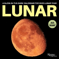 Book Cover for Lunar 2025 Wall Calendar by Rizzoli Universe