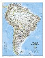 Book Cover for South America Classic, Laminated by National Geographic Maps